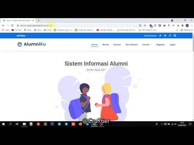 Website Sistem Informasi Alumni dengan Framework Codeigniter