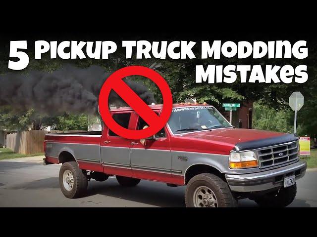 5 Modding Mistakes Owners Make On Their Daily-Driven Pickup Trucks