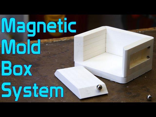 Magnetic Mold Box System for Silicone molds & Casting Urethane resin parts