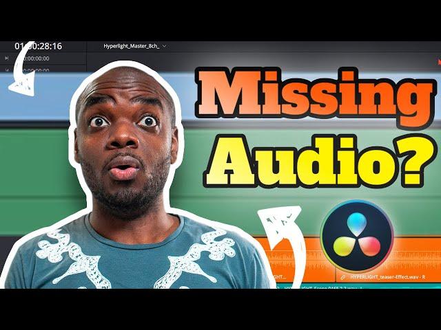 Fix missing audio waves in DaVinci Resolve