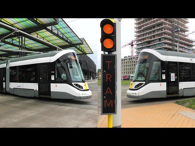 Coastal TRAM * Oostende Station * New KUSTTRAM * Ostende Bahnhof die neue Küstenstraßenbahn 2021