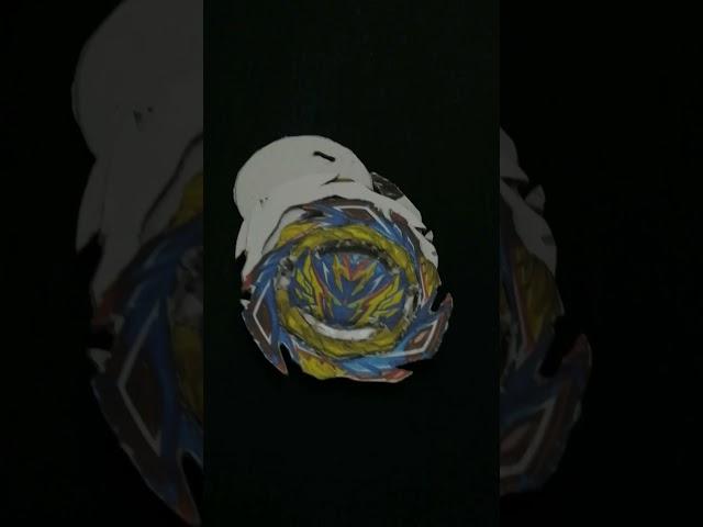 Savior Valkyrie Beyblade with cardboard loading...