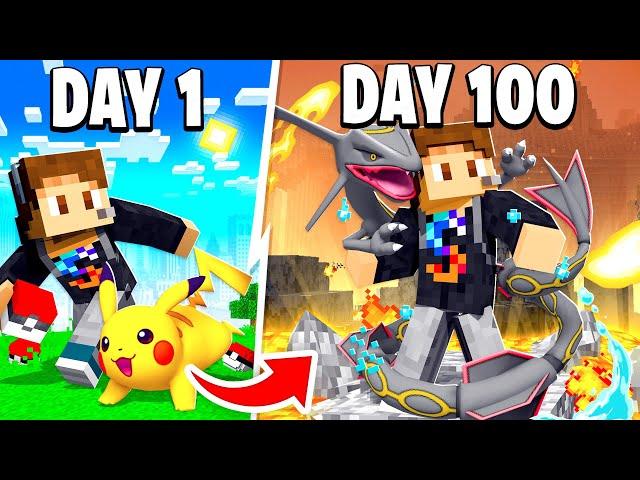 I SPENT 100 DAYS In SHINY ONLY PIXELMON! (Minecraft Movie)