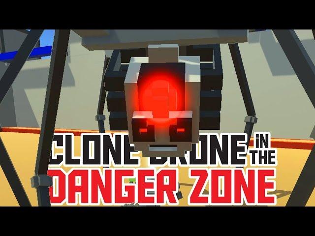 Jetpack and Endless Mode! - Clone Drone in the Danger Zone Gameplay