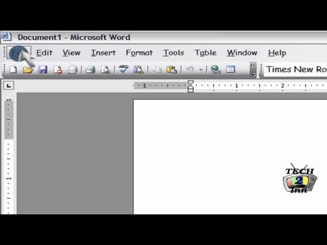 How to Change Page Type Portrait to Landscape in Microsoft Office 2003