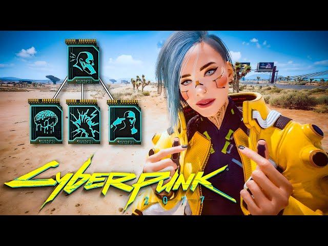 Cyberpunk 2077 - Overpowered Deadly Ghost Netrunner Stealth Gameplay (Very Hard) - Cyberpunk 2.0