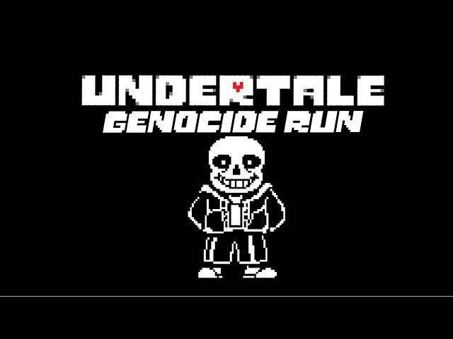 Undertale (Genocide Run, No Commentary) Full Run - Killing Everyone!