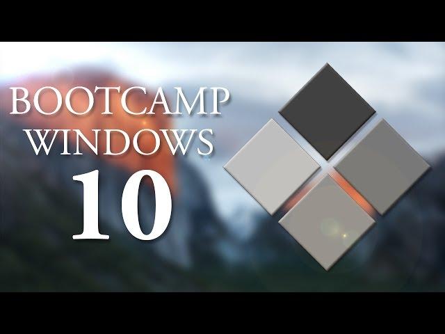 BOOTCAMP - Install Windows 10 via USB (OS X El Capitan) 2016 ITA