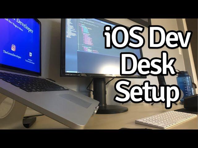 iOS Developer Desk Setup - Minimalist And Ergonomic