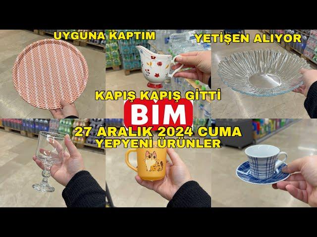 BİM 27 ARALIK 2024 CUMA  BİM’E BU HAFTA YEPYENİ ÜRÜNLER GELDİ KAPIŞ KAPIŞ GİTTİ  BİM’E KOŞUNNN 