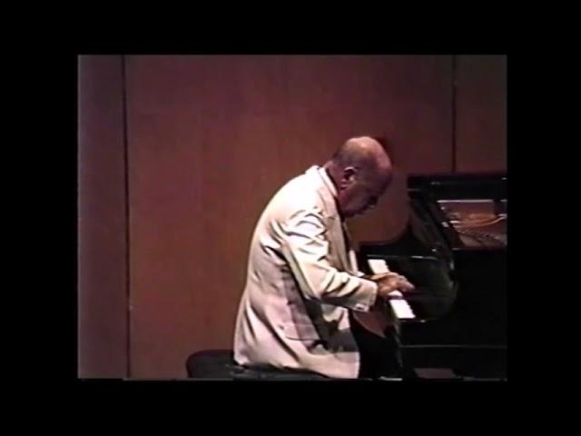 Shura Cherkassky - Piano recital - College Park, 1988