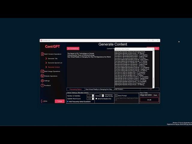 Content Generation - ContGpt V5 AI Content Creator