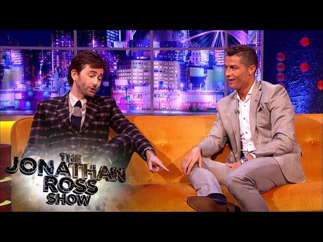 Cristiano Ronaldo Gifts David Tennant His Fine Leather Shoes | The Jonathan Ross Show