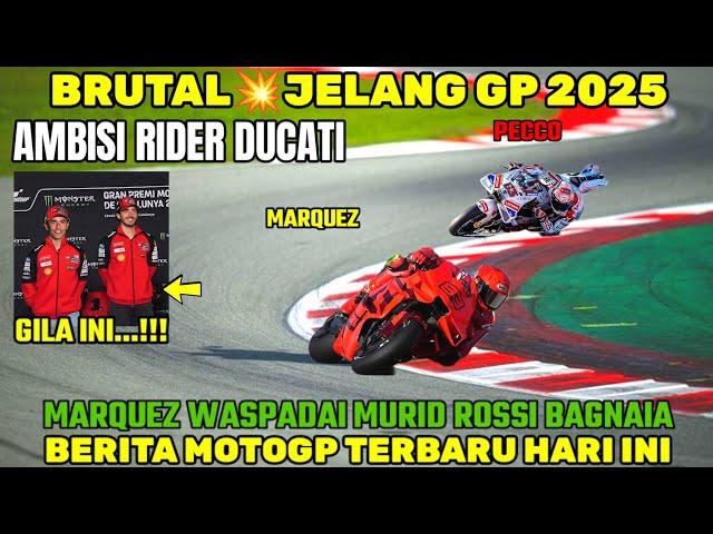 BRUTALBERITA MOTOGP HARI INI, MOTOGP 2025 MARC MARQUEZ LAWAN BAGNAIA JUARA DUNIA, MOTOGP HARI INI