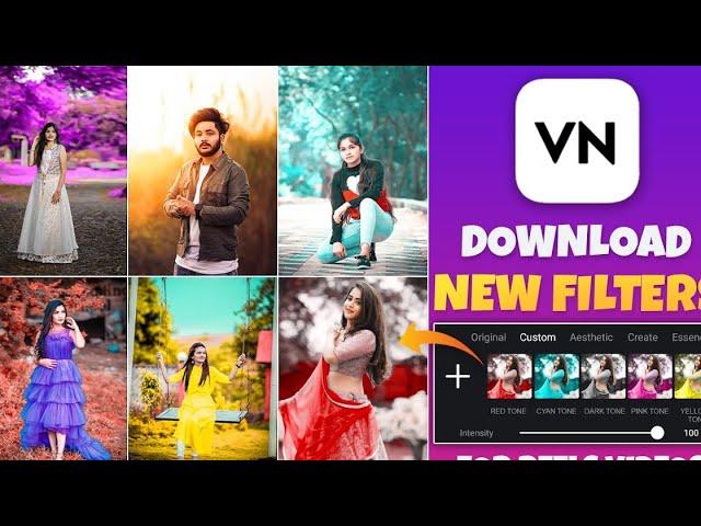 Top 15 VN filters | How to add custom filters in VN app | tushar_4