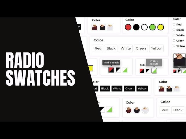 How to make radio swatches in WooCommerce for variations? | InnovativeWP