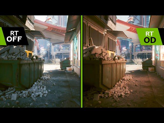 Cyberpunk 2077 -  OVERDRIVE Patch 2.1 Ray Reconstruction Comparison 2024 | RTX 4090