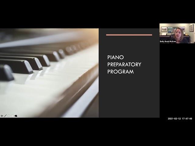 Piano Pedagogy Information Session