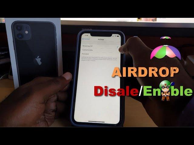 iPhone 11 How to Enable or disable Airdrop