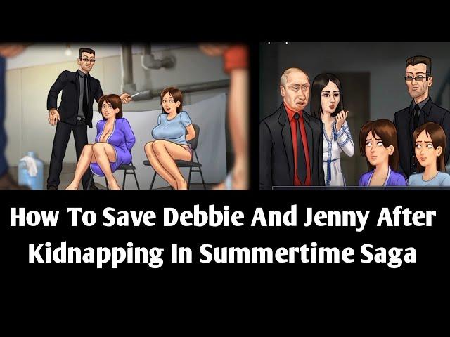 How to save Debbie And Jenny After Kidnapping In Summertime Saga Game || Summertime Saga New News