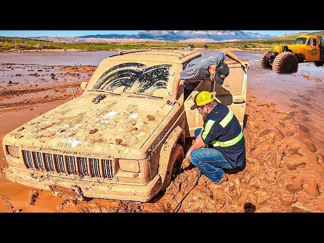 Stuck In Concrete…World’s Worst Mud Trap!