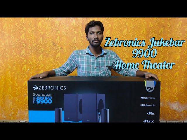 Zebronics Jukebar 9900 Unboxing & Review | Powerful Dual Subwoofers Home Theater Test! 