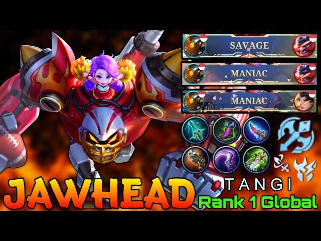 SAVAGE & MANIAC! Jawhead Delete the Enemies! - Top 1 Global Jawhead by T A N G I - Mobile Legends