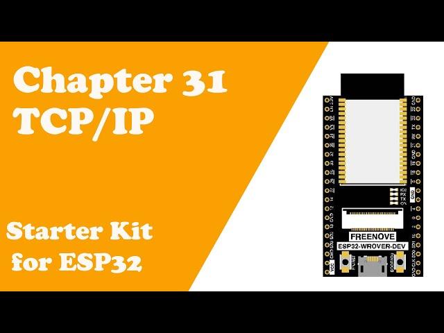 Chapter 31 Chapter 31 TCP/IP Starter Kit for ESP32