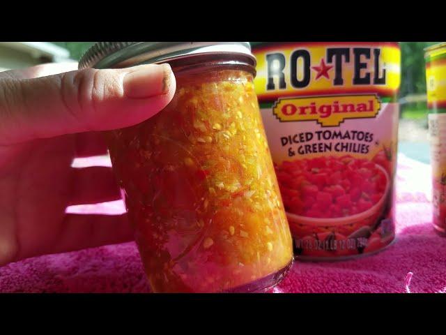 Canned Homemade Rotel knockoff