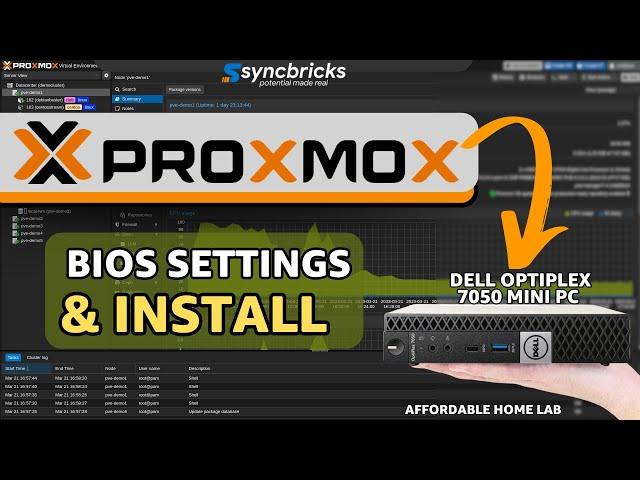 Install Proxmox on Dell Optiplex 7050 Mini PC - Complete Guide