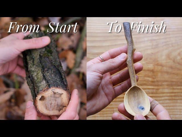 How I Carve a Spoon from Start to Finish – Narrated Version