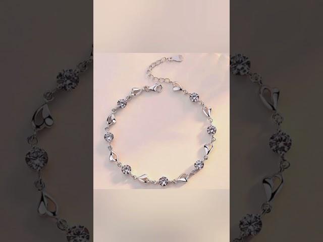 New silver bracelets for girls daily wear and simple bracelet designs collection with price ||