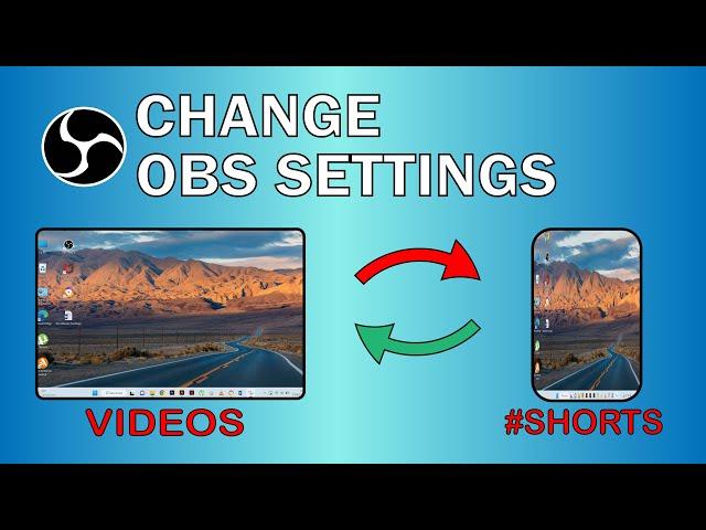 Youtube shorts on OBS studio