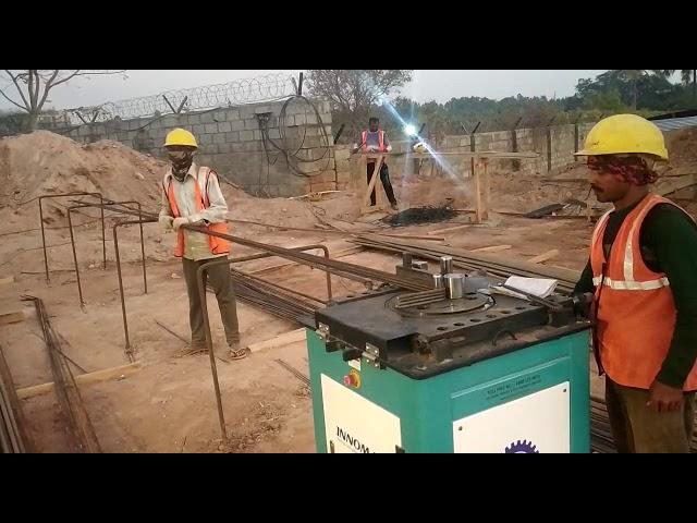 Bar Bending Machine Video