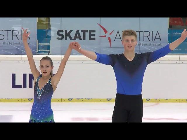 Pepeleva Alina/Pleshkov Roman Russia | ISU Grand Prix (Junior) 2018 Linz | Short program (pairs)