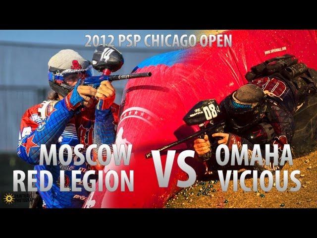 Moscow Red Legion vs. Omaha Vicious - 2012 PSP Chicago Open - Paintball Match