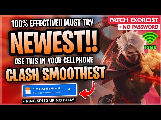 Latest Config ML Anti Lag No Delay Smoothest 120FPS + Ping Speed Patch Exorcist - Mobile Legends