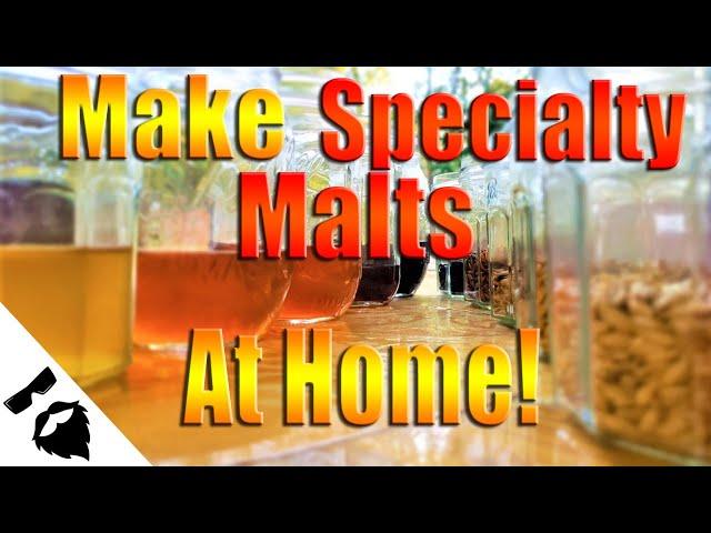 How to Malt Barley & Toast 5 Specialty Malts! Crystal Malt, Munich Malt + 3 More!!!