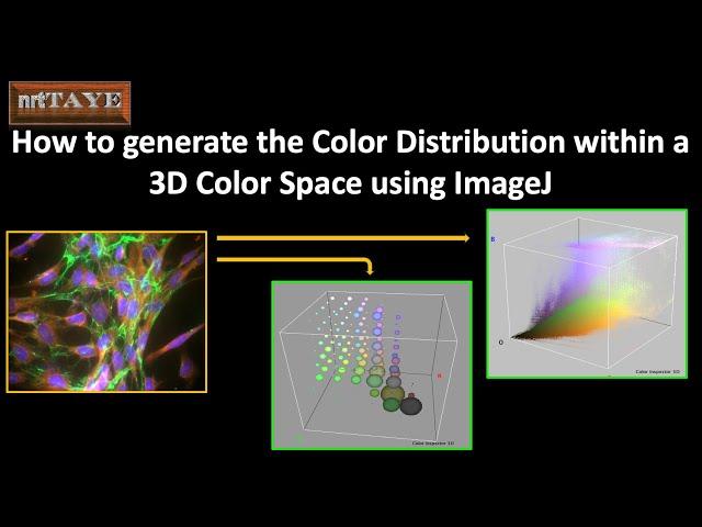 How to generate the Color Distribution within a 3D Color Space using ImageJ