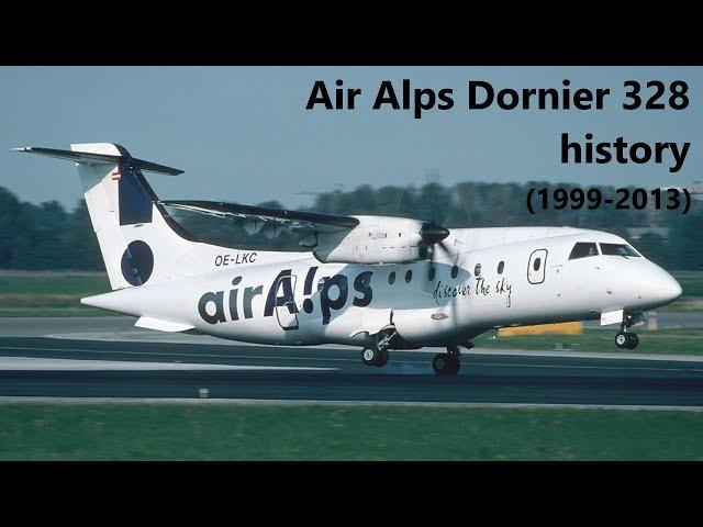 Air Alps Dornier Do-328 history (1999-2013)