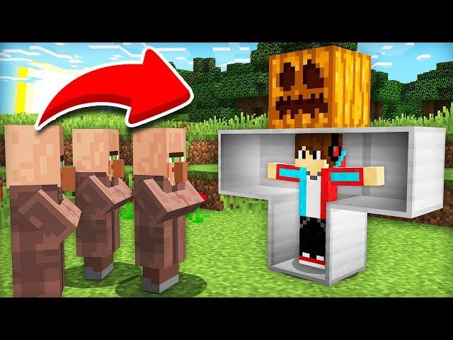 Я СПРЯТАЛСЯ ВНУТРИ ГОЛЕМА И ПРОСЛЕДИЛ ЗА ЖИТЕЛЯМИ В МАЙНКРАФТ | Компот Minecraft