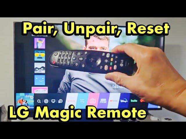 How to Reset / Pair / UnPair LG Magic Remote for LG Smart TV