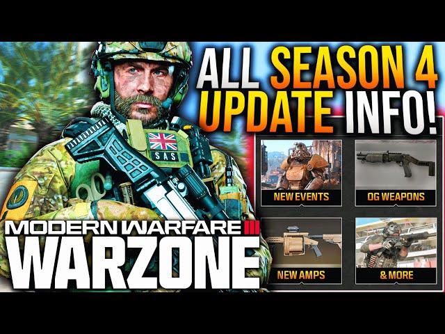 WARZONE: The Major SEASON 4 UPDATE!