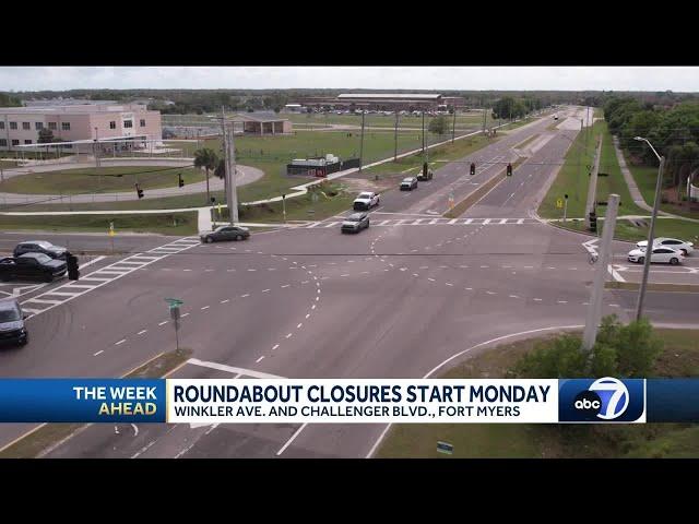 Fort Myers closing portion of Challenger Blvd. for roundabout project