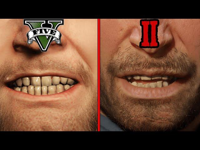 CRAZY DETAILS! #8 | GTA5 vs. RDR2