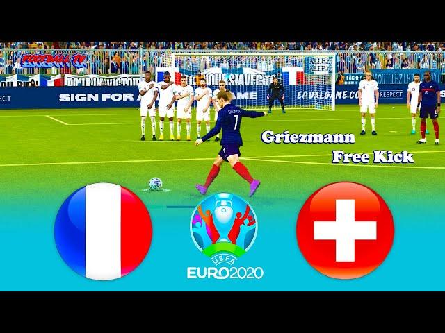 PES 2021 - France vs Switzerland - UEFA EURO 2020 - Match Gameplay PC