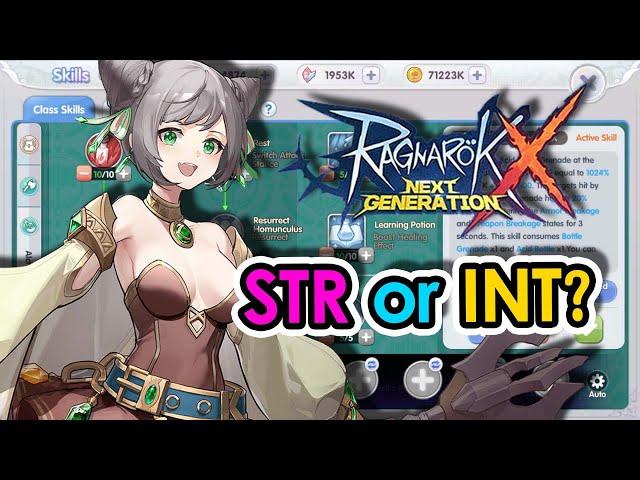 [ROX] STR or INT Stat Deal More Damage? | Alchemist/Biochemist/Genetic | KingSpade