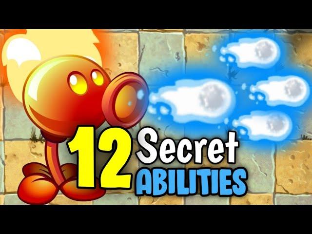 12 Secret Abilities of Plants that you might actually MISSED in PvZ 2