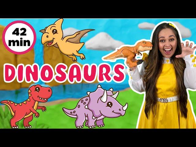 Dinosaurs for Kids | Colours, Numbers, Feelings & Activities | Learning Videos For Toddlers