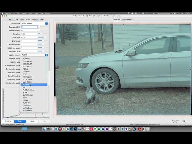 Scanning Color Negatives With Vuescan